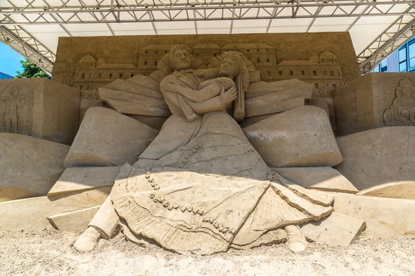 Lido di Jesolo的沙雕 — 图库照片
