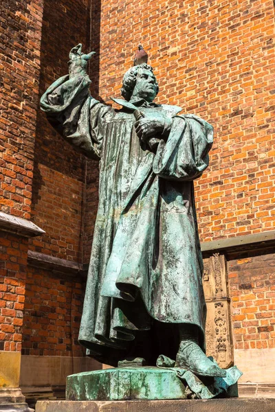 Estátua de Martin Luther em Hannover — Fotografia de Stock