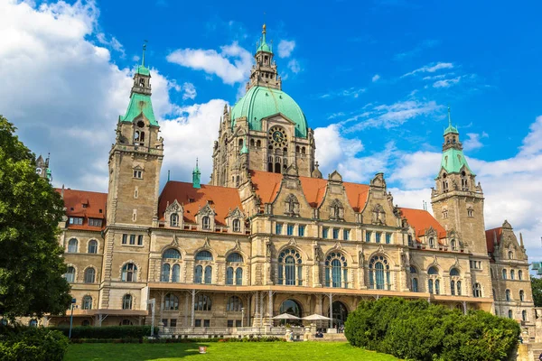 New city hall Hannover — Stok fotoğraf