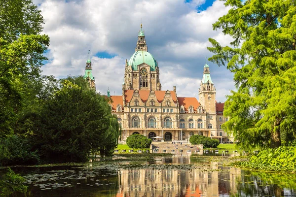 Nyt Rådhus i Hannover - Stock-foto