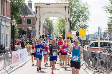 insanlar Amsterdam maraton