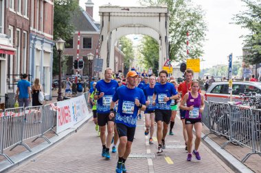 insanlar Amsterdam maraton