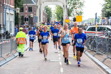 insanlar Amsterdam maraton