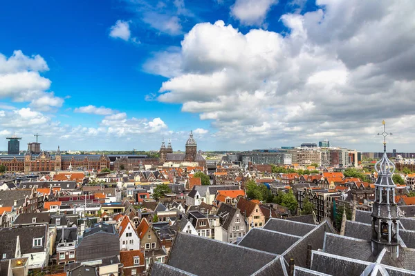 Панорамный вид на Амстердам — стоковое фото