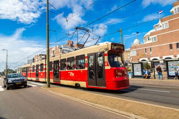 Stadens spårvagn i Haag — Stockfoto