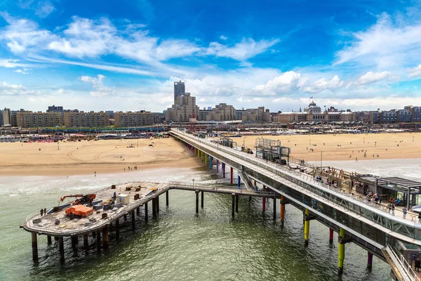 Het strand van Scheveningen in Den Haag — Stockfoto