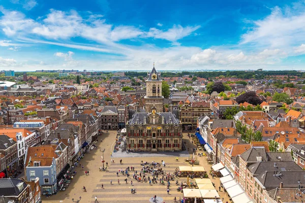 Vista panorámica de Delft — Foto de Stock