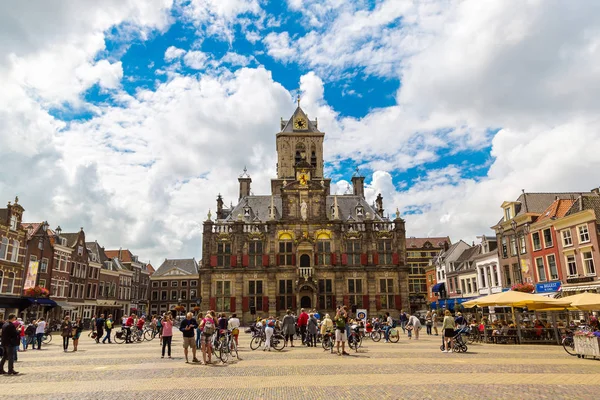 Stadhuis in Delft — Stockfoto