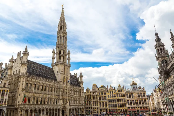 The grand place i Bryssel — Stockfoto