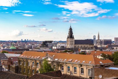 Brüksel Cityscape günde