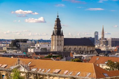 Brüksel Cityscape günde