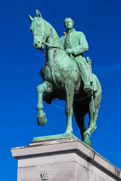 Monument of king Albert — Stock Photo, Image