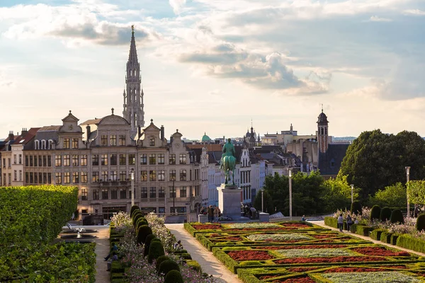 Panoráma Bruselu v den — Stock fotografie