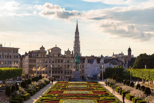 Cityscape of Brussels in day — Stock Photo, Image