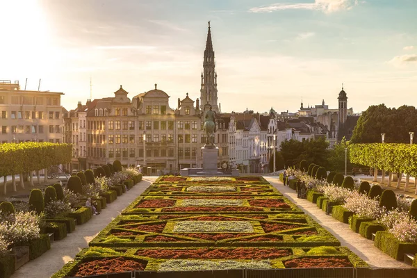 Stadsbilden i Bryssel på dagen — Stockfoto