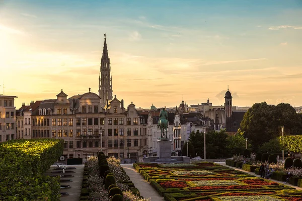 Panoráma Bruselu na den — Stock fotografie