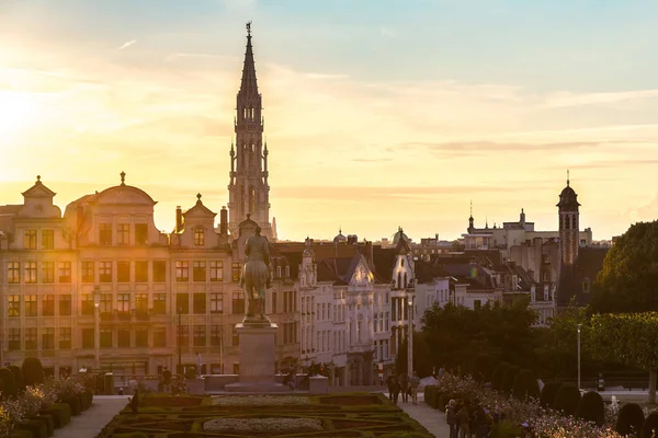 Stadsbilden i Bryssel på dagen — Stockfoto