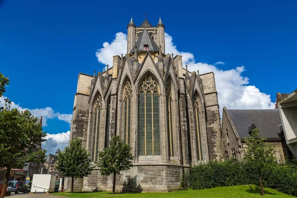 Nikolaikyrkan i Gent — Stockfoto