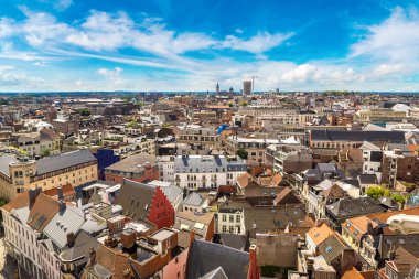 Gent panoramik havadan görünümü 