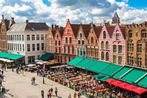 Bruges Pazar Meydanı — Stok fotoğraf