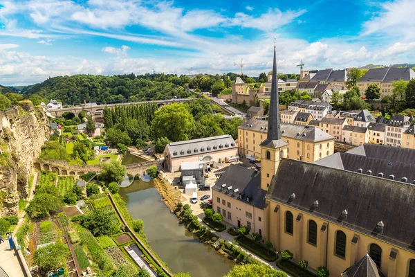 Abbaye de Neumunster і Сен-Жан-дю-Grund — стокове фото