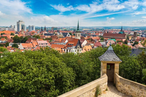 Blick von der Festung Petersberg auf Erfurt — Stockfoto