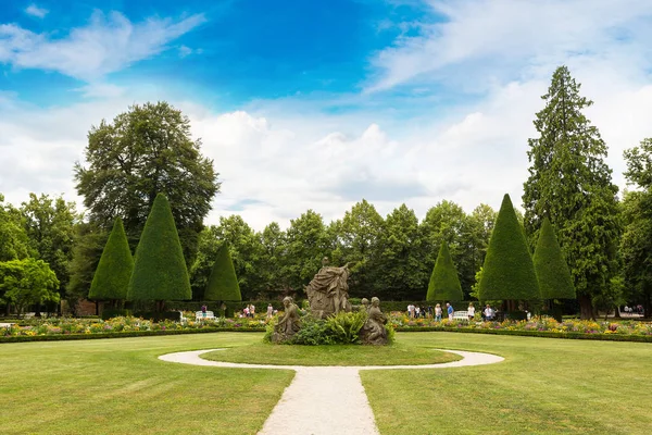 Residenze Palace jardín en Wurzburg — Foto de Stock