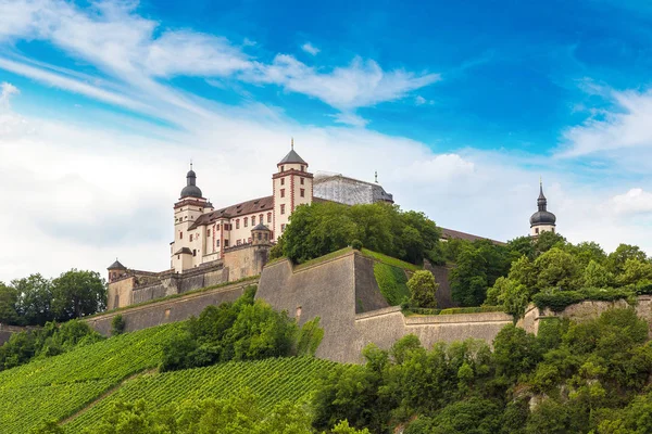 Pevnosti Marienberg v Würzburg — Stock fotografie