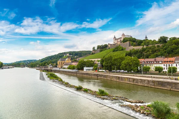 Marienbergfestningen i Wurzburg – stockfoto