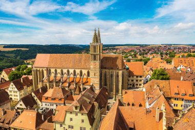 Rothenburg panoramik manzaralı