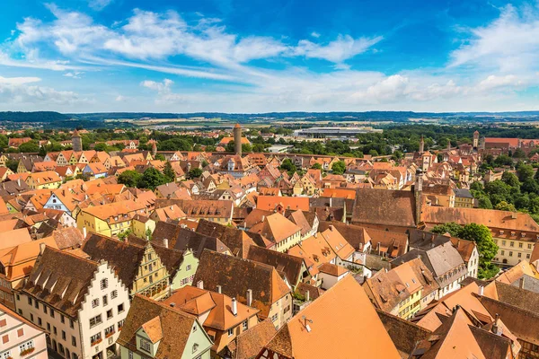 Rothenburg panoramik havadan görünümü — Stok fotoğraf