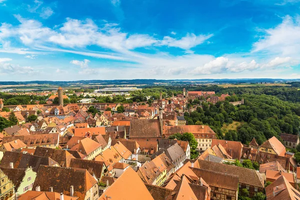 Rothenburg panoramik havadan görünümü — Stok fotoğraf