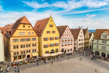 Rothenburg panoramik havadan görünümü 