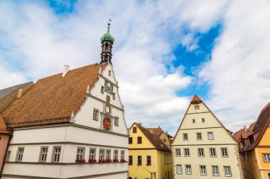 Rothenburg panoramik havadan görünümü 