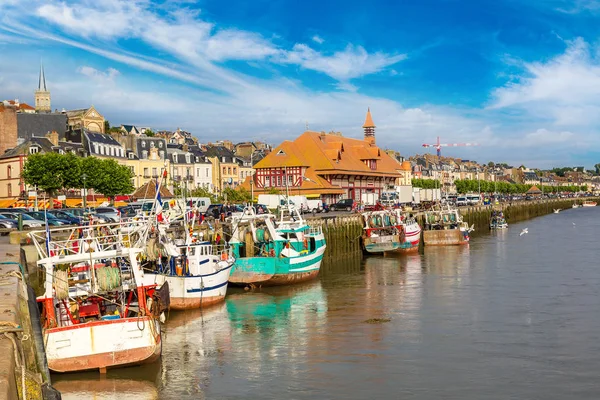 Trouville och Touques floden — Stockfoto