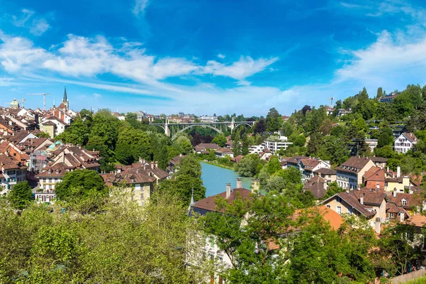 Panoramic airview of Bern — Stock Photo, Image