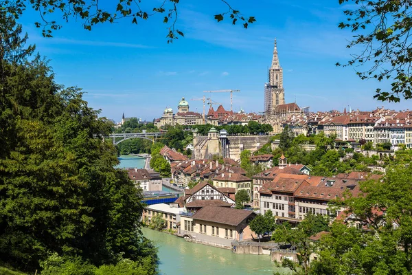 Bern panoramik airview — Stok fotoğraf