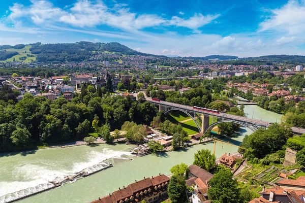 Panoramatické airview Bern — Stock fotografie