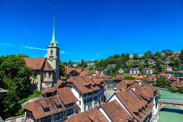 Panorámás airview Bern — Stock Fotó