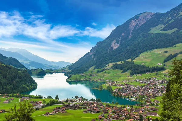 Village de Lungern en Suisse — Photo