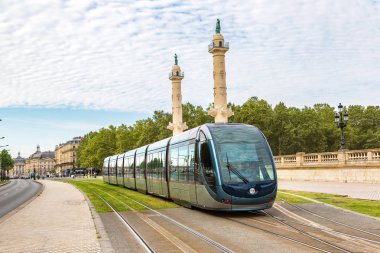 Modern şehir tramvay Bordeaux