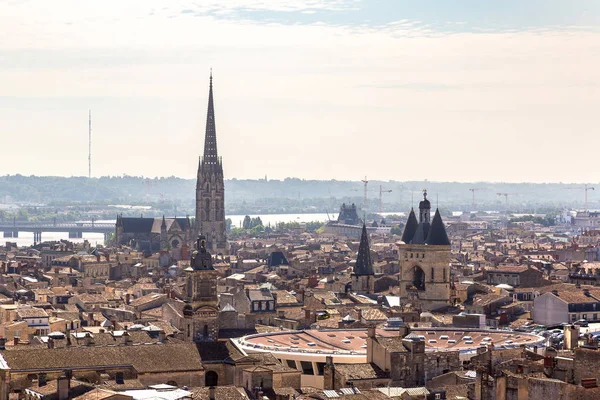 Bordeaux panoramik havadan görünümü — Stok fotoğraf