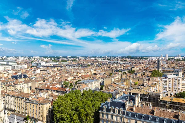 Panoramisch luchtfoto van Bordeaux — Stockfoto