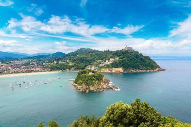 San Sebastian panoramik havadan görünümü