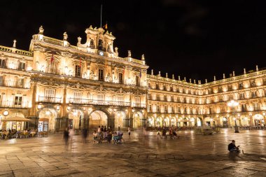  Salamanca'da Plaza Mayor