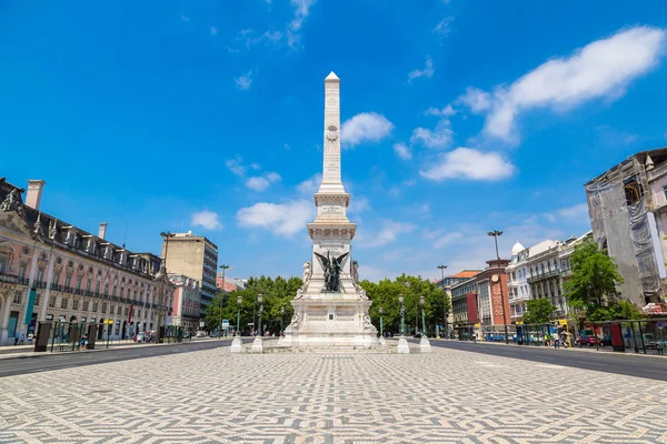 Denkmal für Restauratoren auf dem Restauradores-Platz — Stockfoto