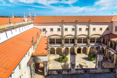 Ortaçağ Templar Kalesi merkezi kare