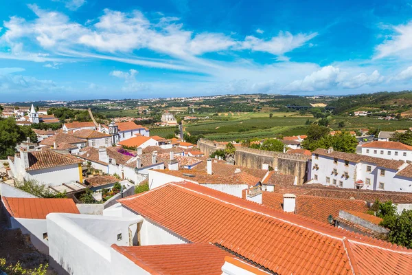 Medeltida staden Obidos — Stockfoto