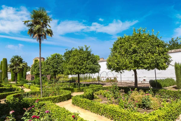 Jardín en Alcázar en Córdoba — Foto de Stock