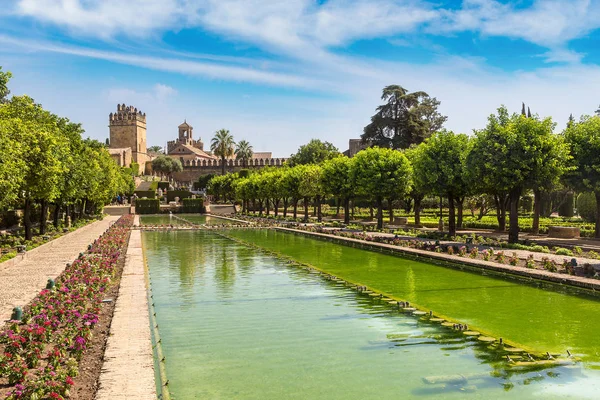 Fontaines et Jardin à Alcazar — Photo